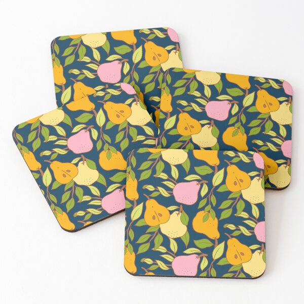 Item preview, Modern Hand-Drawn Pears Pattern designed and sold by Olive Lane Creative.