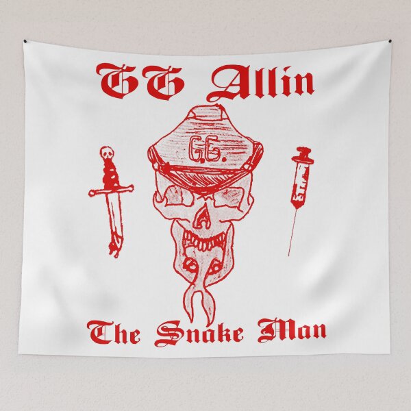 Item preview, GG ALLIN - THE SNAKE MAN designed and sold by skeletons-lair.