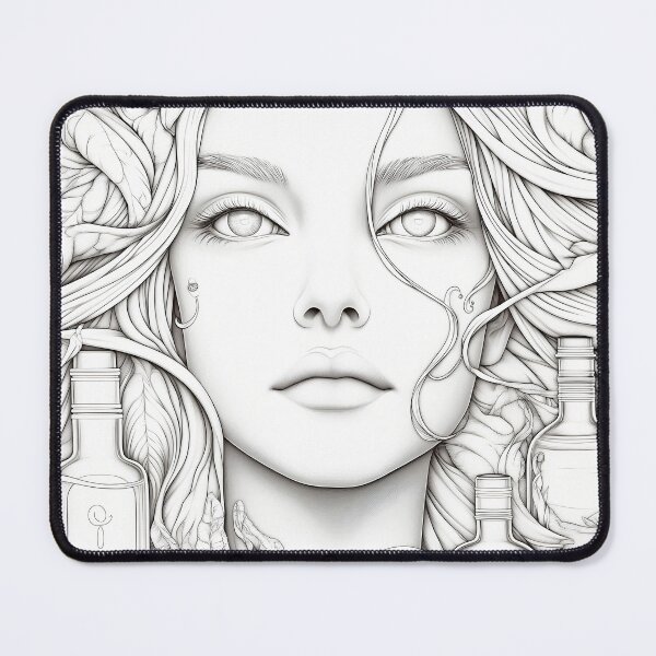 Item preview, Whimsical Apothecary Woman Botanical Wellness designed and sold by Shoot-The-Moon.