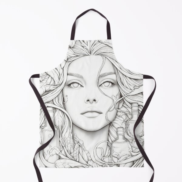 Item preview, Whimsical Apothecary Woman Botanical Wellness designed and sold by Shoot-The-Moon.