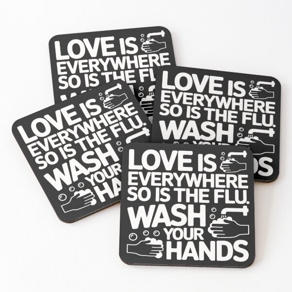 Item preview, Love is everywhere so is the Flu. Wash your hands designed and sold by karolinao746.
