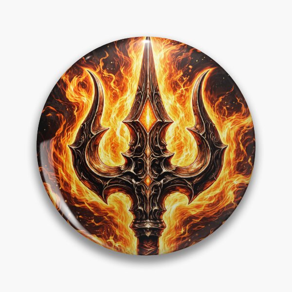 Item preview, Agni Trishul – Divine Power in Fire designed and sold by HarDinSale.