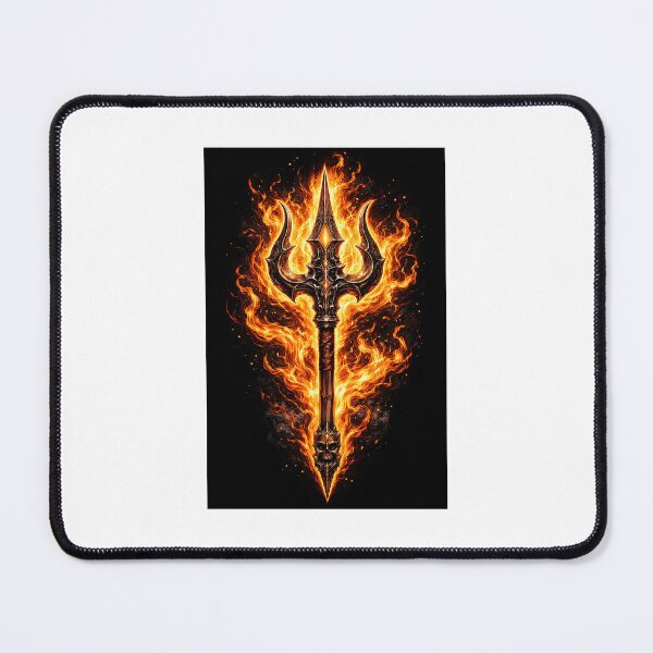 Item preview, Agni Trishul – Divine Power in Fire designed and sold by HarDinSale.