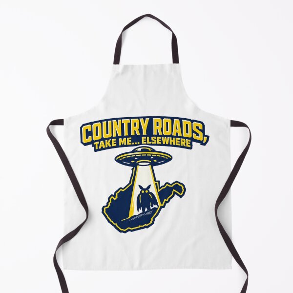 Item preview, Country Roads Take Me Elsewhere – WV UFO Cryptid Collegiate Style Design designed and sold by Sonic Nova Studios.