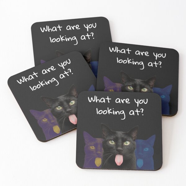 Item preview, What are you looking at? Funny Quote designed and sold by karolinao746.
