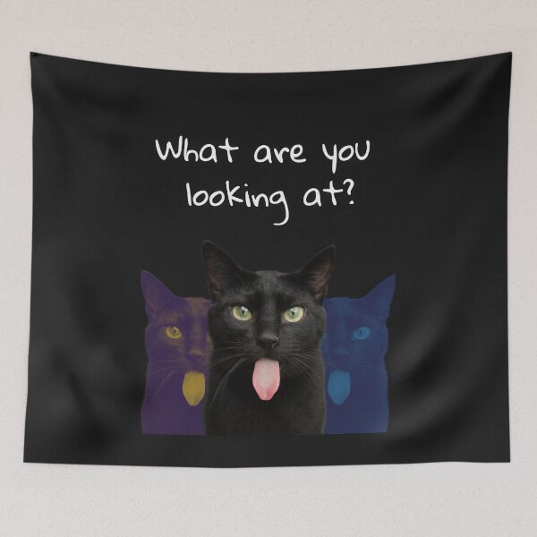 Item preview, What are you looking at? Funny Quote designed and sold by karolinao746.