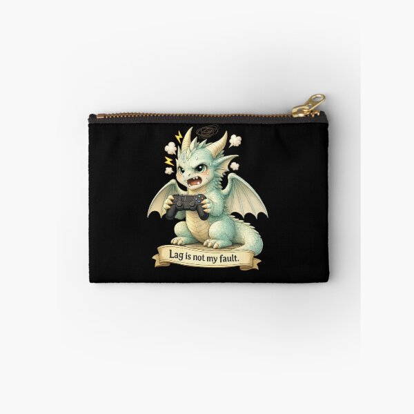 Item preview, Lag Is Not My Fault – Cute Gamer Dragon Illustration designed and sold by Hatchling Hollow.