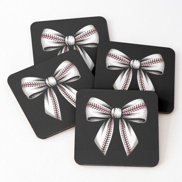 Item preview, Baseball Thread Ribbon (White & Red) designed and sold by Comforts of Home, LLC.