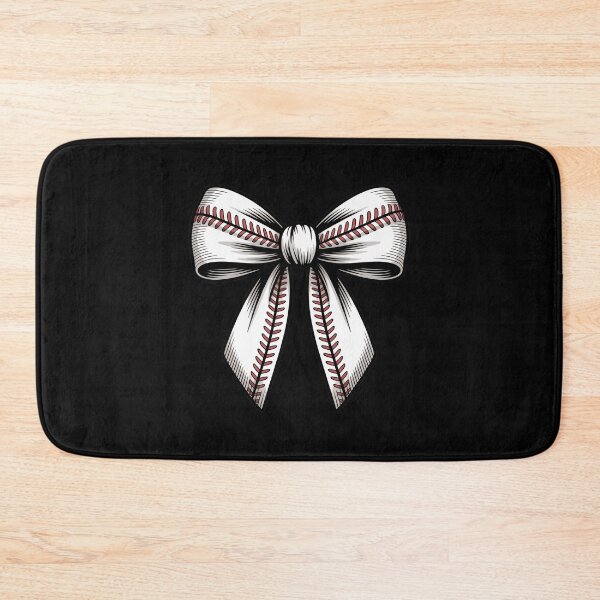 Item preview, Baseball Thread Ribbon (White & Red) designed and sold by Comforts of Home, LLC.