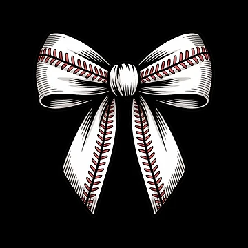 Artwork thumbnail, Baseball Thread Ribbon (White & Red) by Comforts of Home, LLC