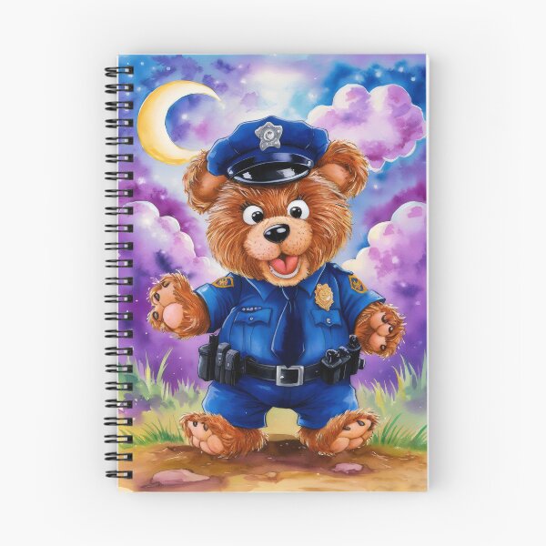 Item preview, Bear policeman. designed and sold by MyHappyArtShop.