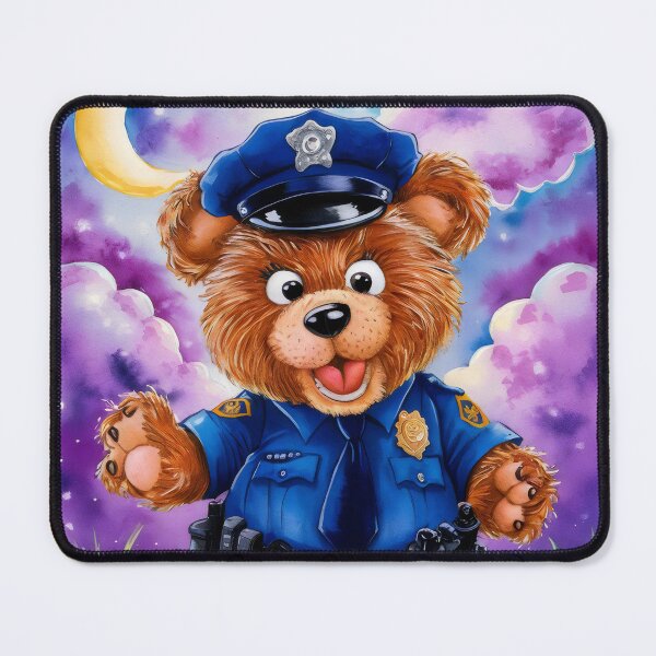Item preview, Bear policeman. designed and sold by MyHappyArtShop.