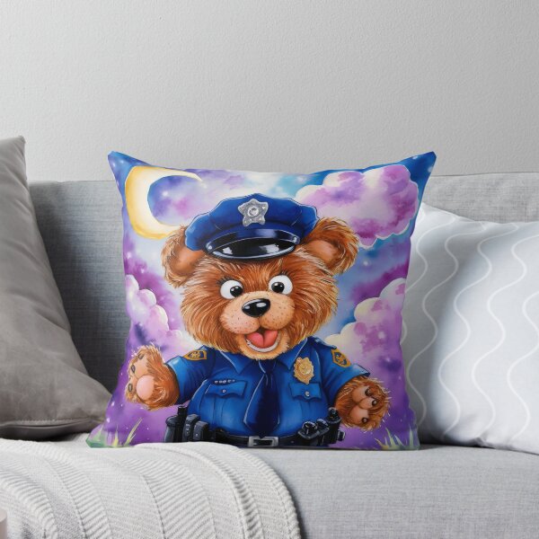 Item preview, Bear policeman. designed and sold by MyHappyArtShop.