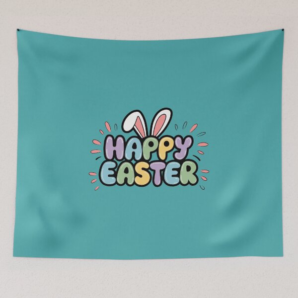 Item preview, Happy Easter Bunny Ears designed and sold by Comforts of Home, LLC.