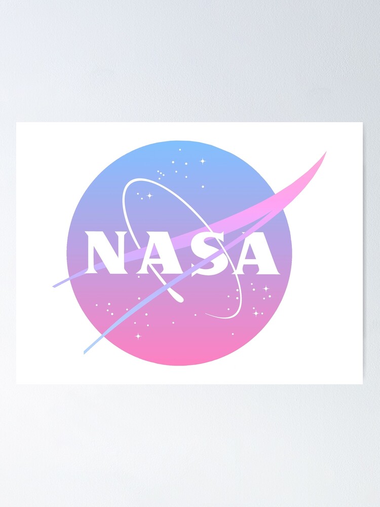 Nasa Vaporwave Aesthetic Logo Nasa Logo Vaporwave Space Aesthetic Nasa Poster By Rmorra Redbubble