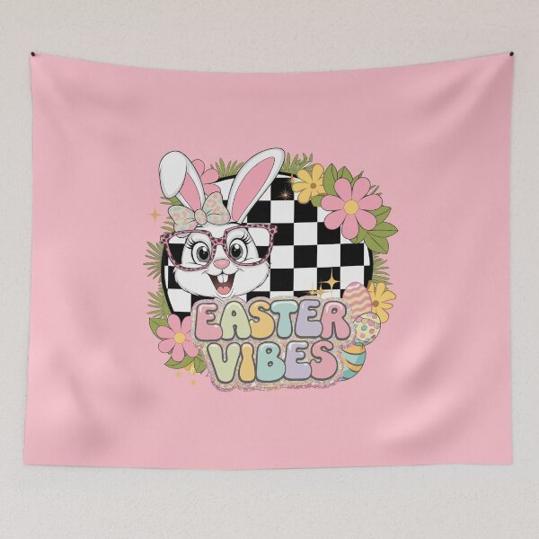 Item preview, Happy Bunny Easter Vibes designed and sold by Comforts of Home, LLC.