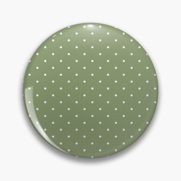 Aperçu de l'œuvre Motif à pois vert olive et blanc créée et vendue par RishabhArts1.