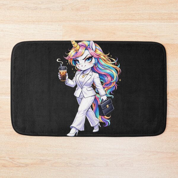 Item preview, Summer CEO Unicorn – Confident Boss Babe Rainbow Unicorn Aesthetic Design designed and sold by ColorSplash123.