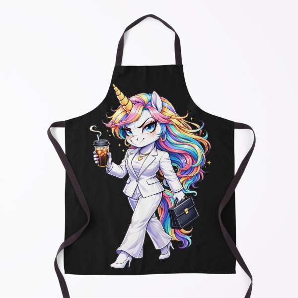 Item preview, Summer CEO Unicorn – Confident Boss Babe Rainbow Unicorn Aesthetic Design designed and sold by ColorSplash123.