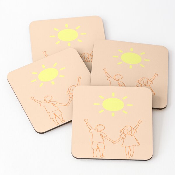 Item preview, Children Reaching for the Sun – Minimalist Line Art for Kids designed and sold by StorySeller85.