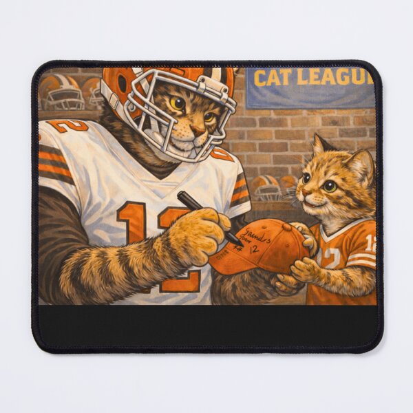 Item preview, Legendary #12 Quarterback Cat Signing Autograph | Cat League Sports Art designed and sold by AnimalMarvels.
