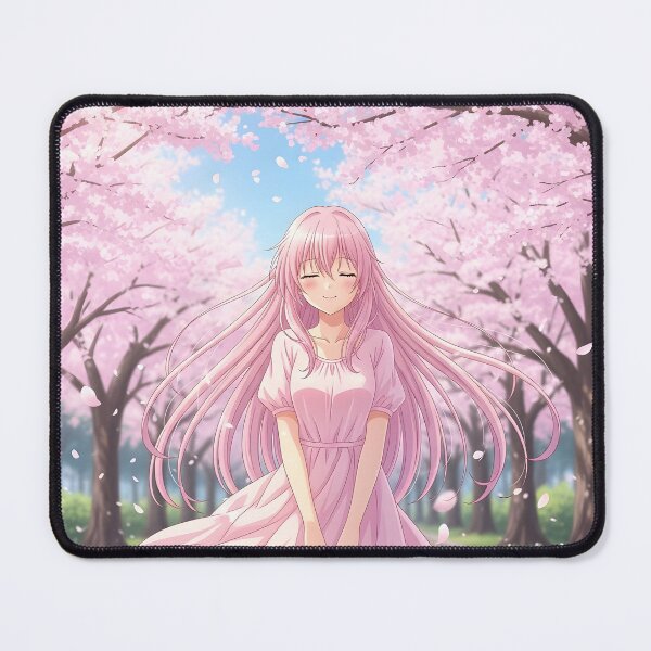 Item preview, Anime Girl Cherry Blossom Romance Tokyo Spring designed and sold by Chibifaceneko.