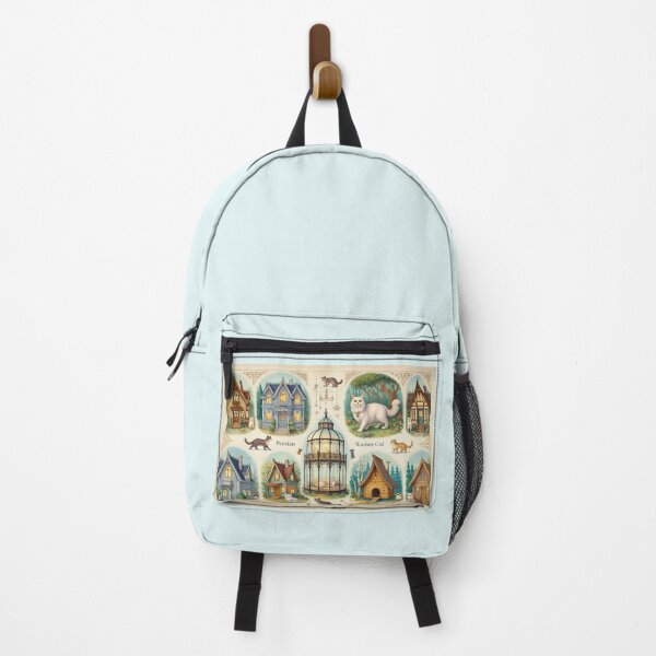 Item preview, Cats of All Kinds – The Cottage Village Collection designed and sold by Novel Works Studio.