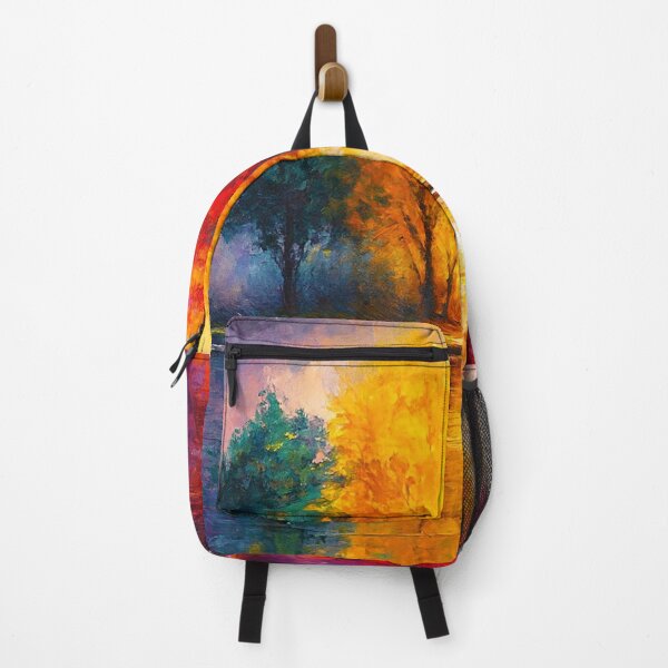 Item preview, Vibrant Rainbow Tree Landscape with Water Reflections designed and sold by Joey Santiago.