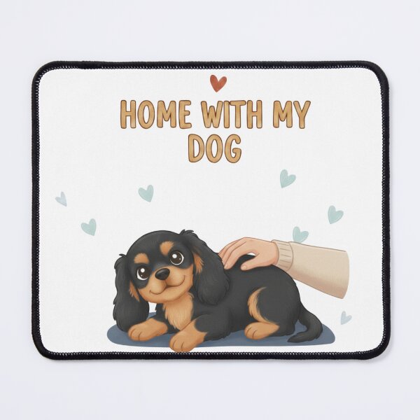 Item preview, Home With My Dog Cozy Cute Puppy designed and sold by Studioyasmin.