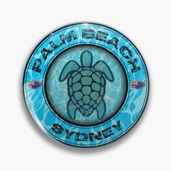 Item preview, Palm Beach Sydney Australia sea turtle vintage designed and sold by studioss76.