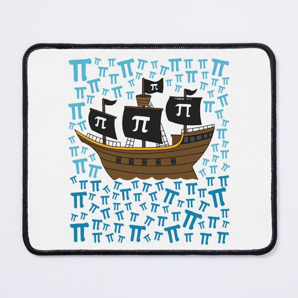 Item preview, Pi Day Pirate Ship Mathematician Math Funny designed and sold by doodlerob.