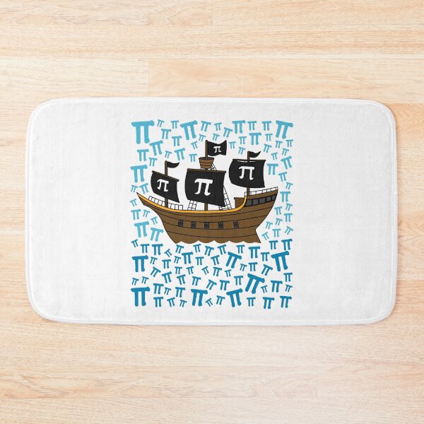 Item preview, Pi Day Pirate Ship Mathematician Math Funny designed and sold by doodlerob.