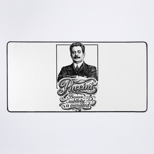 Item preview, Puccini – Boldness in Black and White designed and sold by ForeverPrintsOK.