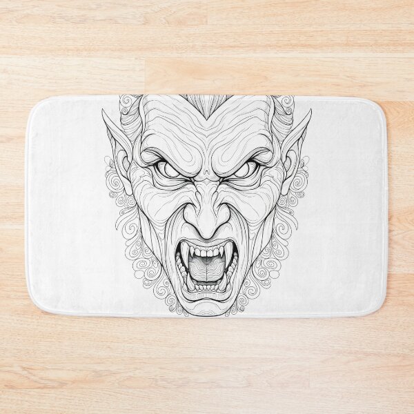 Item preview, Creepy Vampire Face Black And White Horror designed and sold by Shoot-The-Moon.