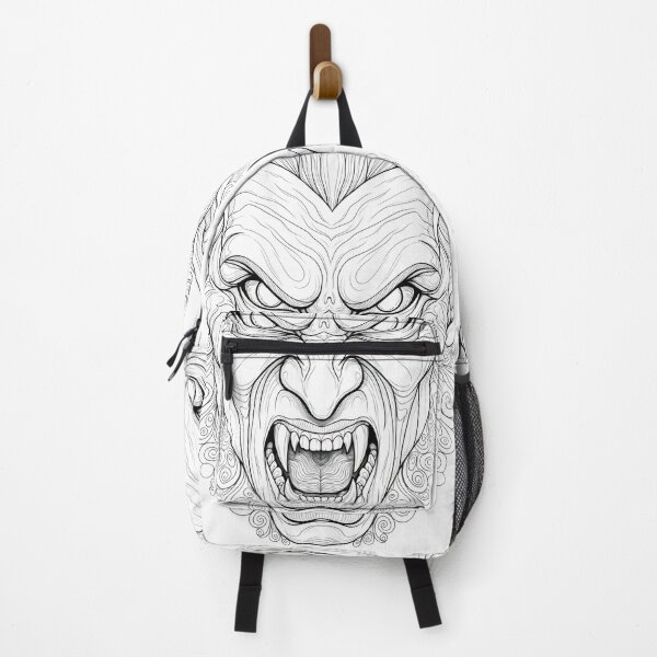 Item preview, Creepy Vampire Face Black And White Horror designed and sold by Shoot-The-Moon.