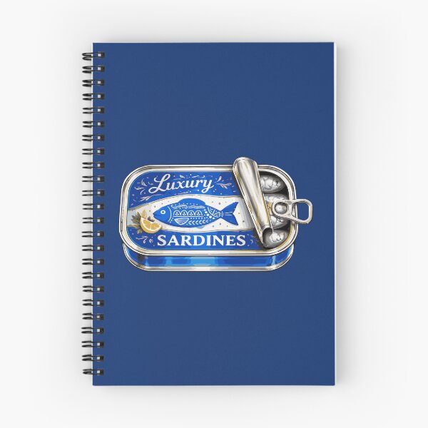 Item preview, Luxury Sardines Tin Illustration designed and sold by EimSol.