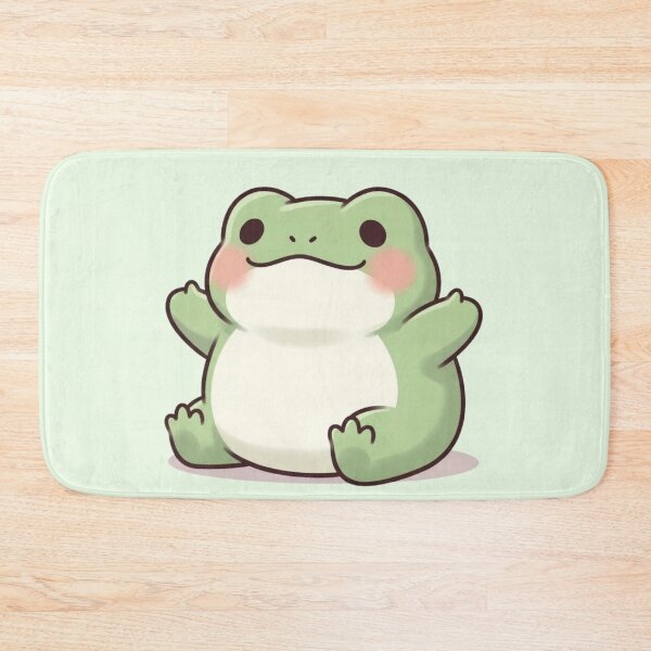 Item preview, Cute Kawaii Frog – Adorable Pastel Cartoon Illustration designed and sold by soletstudio.