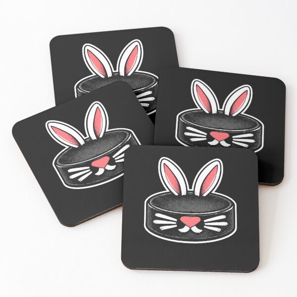 Item preview, Bunny Hockey Puck Easter Ice Hockey Player designed and sold by clothesy7.