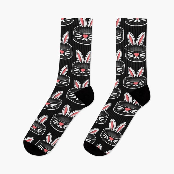 Item preview, Bunny Hockey Puck Easter Ice Hockey Player designed and sold by clothesy7.