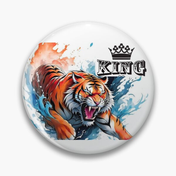 Item preview, King Tiger Roar Art – Powerful Royal Tiger Illustration designed and sold by Fashionhouse360.