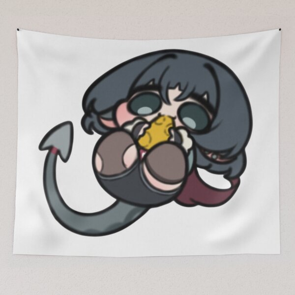 Item preview, Zenless Zone Zero Chibi Jane Doe Eating Cheese designed and sold by KomiArts.