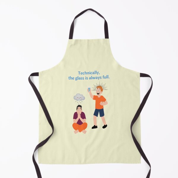 Item preview, The Glass is Always Full Science Logic Funny Physics designed and sold by Surabhi Jain.