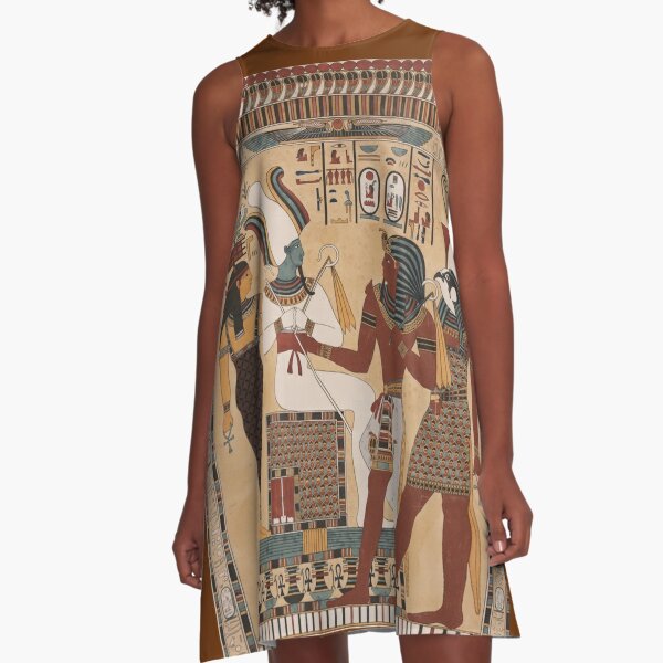 Egyptian Print Dresses