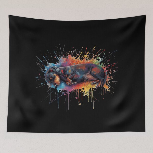 Item preview, Dachshund Napping designed and sold by MixedVibes Co..