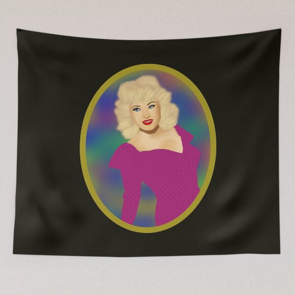 Item preview, Mae West Sexy Blonde Bombshell Hand Drawn Art designed and sold by Maggie1171.