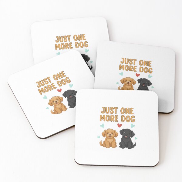 Item preview, Just One More Dog Funny Cute Dog Lover designed and sold by Studioyasmin.