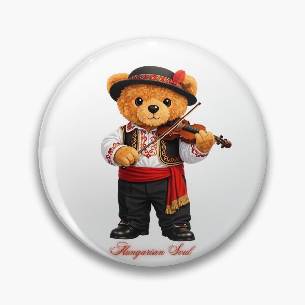 Item preview, Cute Violinist Teddy Bear Playing Music - Classical & Folk Art ? designed and sold by CuteBear87.