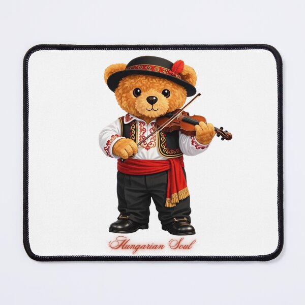 Item preview, Cute Violinist Teddy Bear Playing Music - Classical & Folk Art ? designed and sold by CuteBear87.