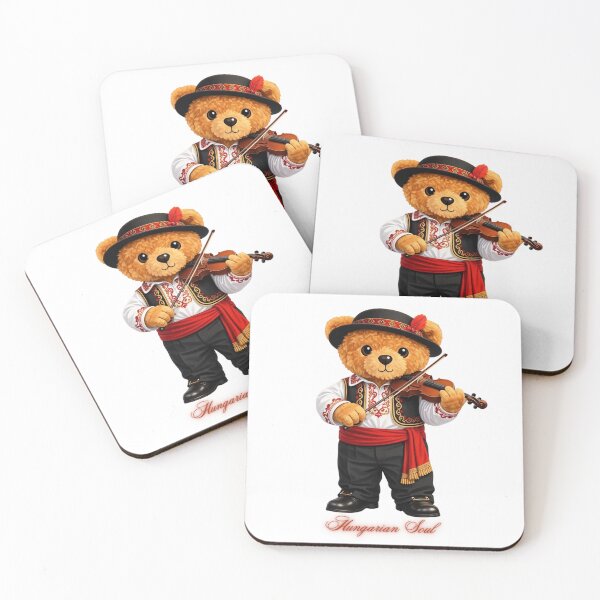Item preview, Cute Violinist Teddy Bear Playing Music - Classical & Folk Art ? designed and sold by CuteBear87.