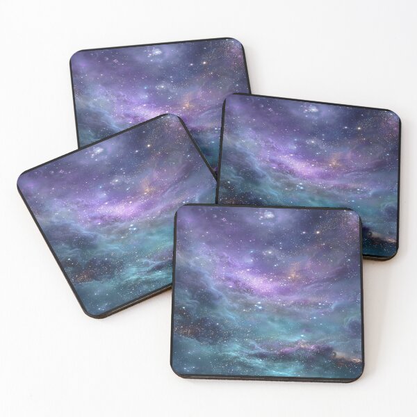 Item preview, Cosmic Purple Nebula Galaxy Artwork  designed and sold by NivyasArtistry.